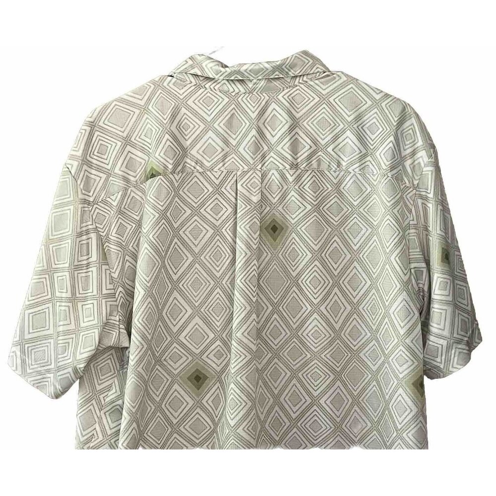 Patagonia Men's XL New Belgium Brewing Short Sleeve Polyester Shirt Sage Green - Picture 6 of 13